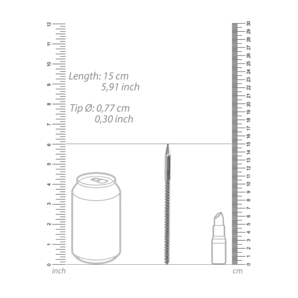 Stainless Steel Ribbed Dilator 8 mm - Image 3