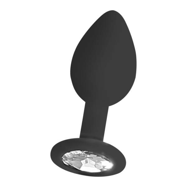 Silicone Butt Plug with Removable Jewelry - Image 4