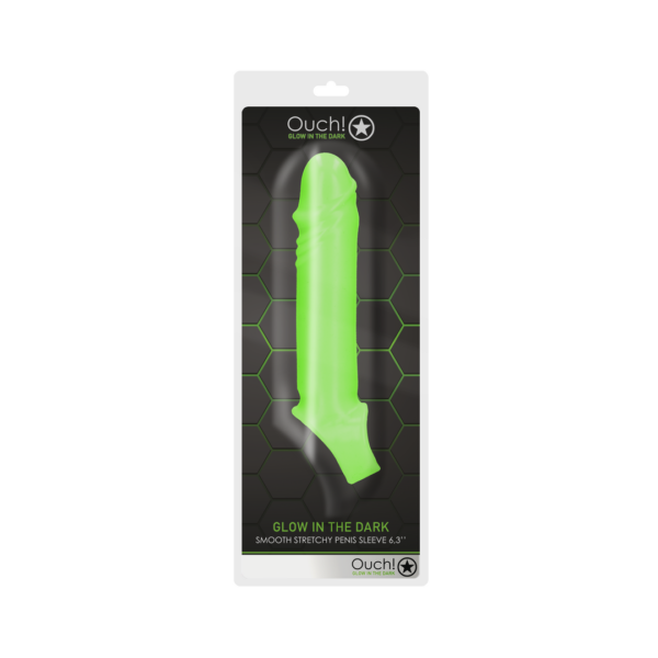 Smooth, Stretchable Penis Sheath - Glow in the Dark - Image 2