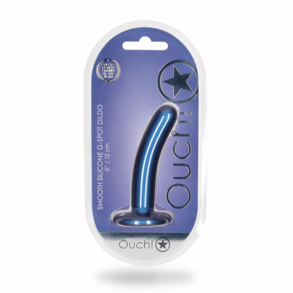 Smooth Silicone G-Spot Dildo - 5'' / 12 cm - Image 2