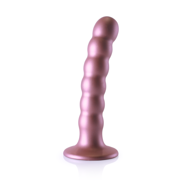 Beaded Silicone G-Spot Dildo - 5'' / 13 cm - Image 3