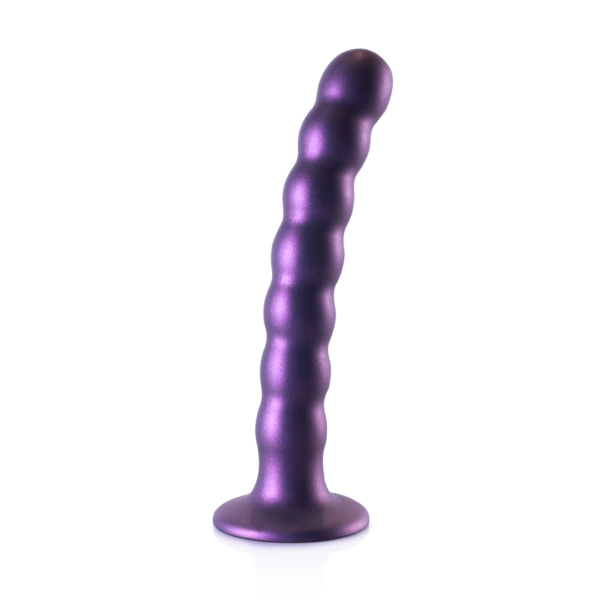 Beaded Silicone G-Spot Dildo - 6,5'' / 16,5 cm - Image 3