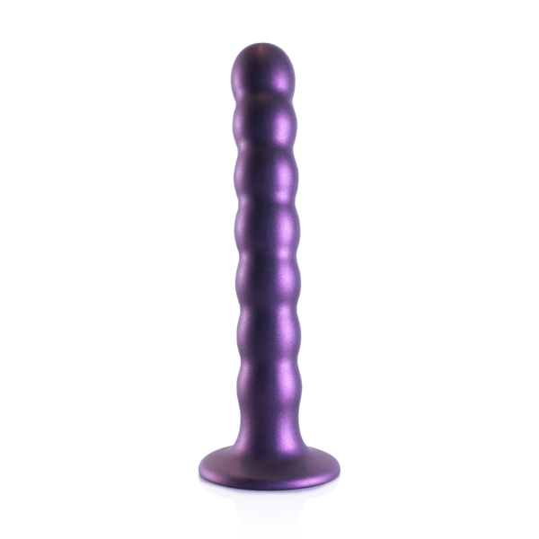 Beaded Silicone G-Spot Dildo - 6,5'' / 16,5 cm - Image 4