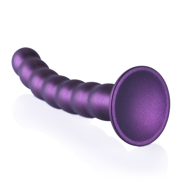 Beaded Silicone G-Spot Dildo - 8'' / 20,5 cm - Image 5