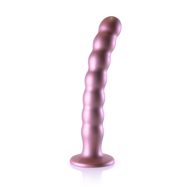 Beaded Silicone G-Spot Dildo - 8'' / 20,5 cm - Image 3