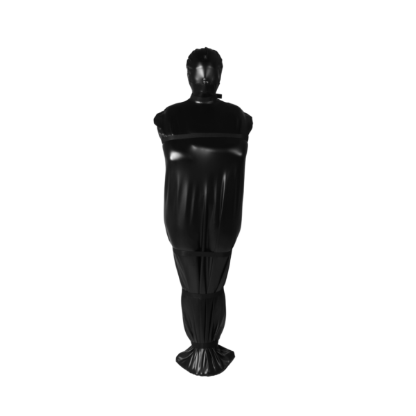 Body Bag with Nylon Straps - Black - Image 4