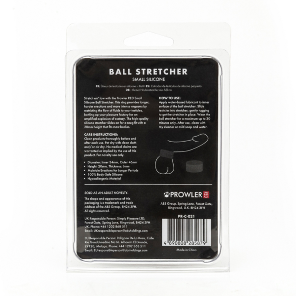 Silicone Ball Stretcher - Small - Black - Image 4