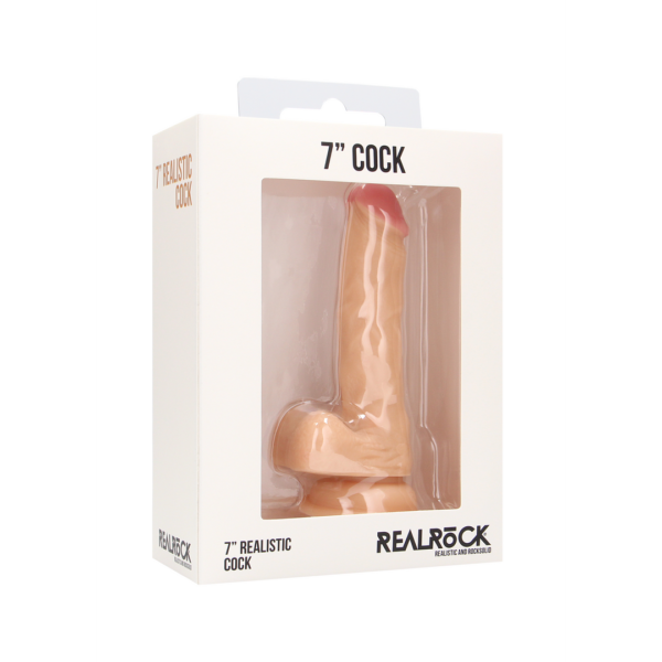 Realistic Cock with Scrotum - 7 / 18 cm - Image 2