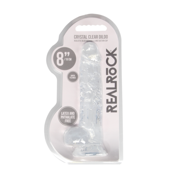 Realistic Dildo with Balls 21 cm - Image 2