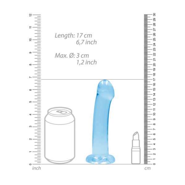 Non-Realistic Dildo with Suction Cup - 7 / 17 cm - Image 4