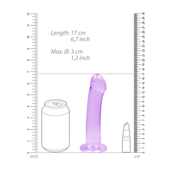 Non-Realistic Dildo with Suction Cup - 7 / 17 cm - Image 4