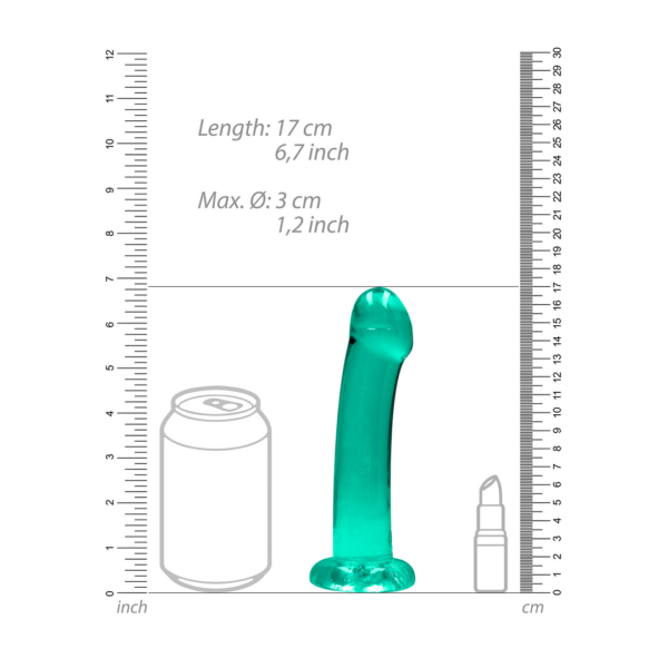 Non-Realistic Dildo with Suction Cup - 7 / 17 cm - Image 4