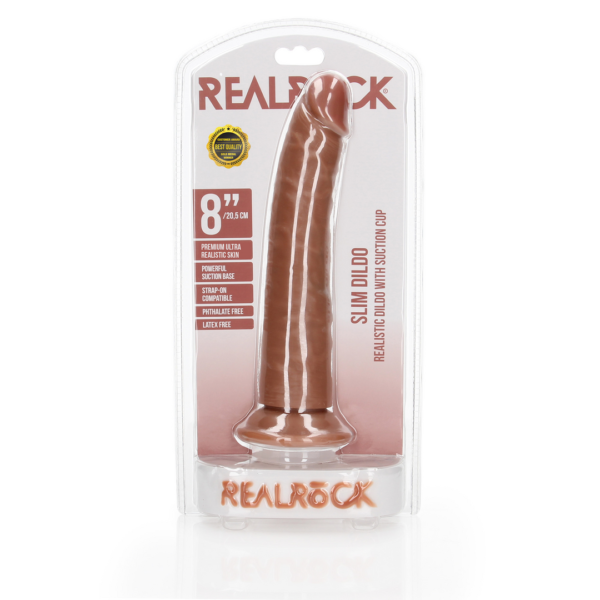 Slim Realistic Dildo with Suction Cup 20,5 cm - Image 2