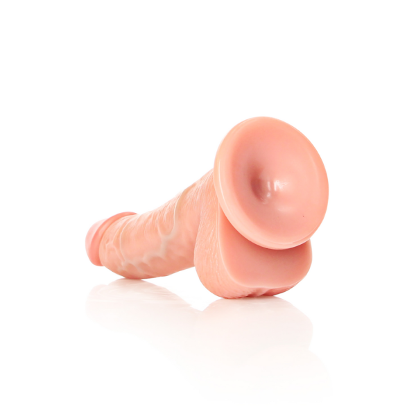 Curved Realistic Dildo with Balls and Suction Cup - 6 / 15,5 cm - Image 5