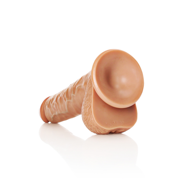 Straight Realistic Dildo with Balls and Suction Cup - 11 / 28 cm - Image 5