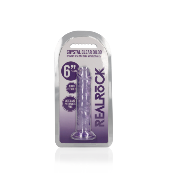 Straight Realistic Dildo with Suction Cup - 6'' / 14,5 - Image 2