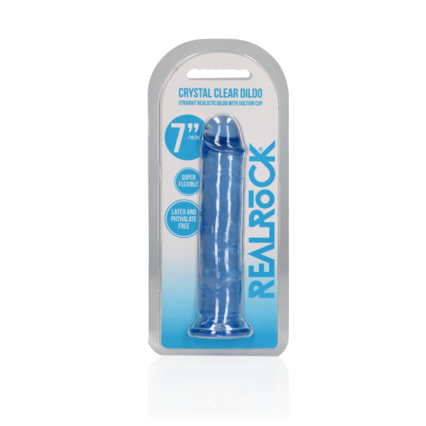 Straight Realistic Dildo with Suction Cup - 7'' / 18 - Image 2