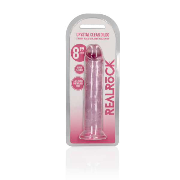 Straight Realistic Dildo with Suction Cup - 8'' / 20 - Image 2