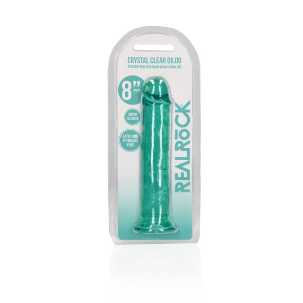 Straight Realistic Dildo with Suction Cup - 8'' / 20 - Image 2