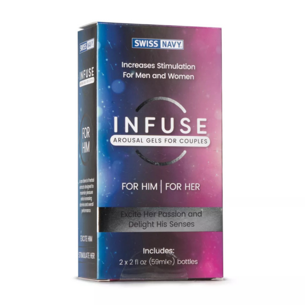 Infuse - 2 in 1 Arousal Gel for Couples - 2 x 2 fl oz / 59 ml - Image 2