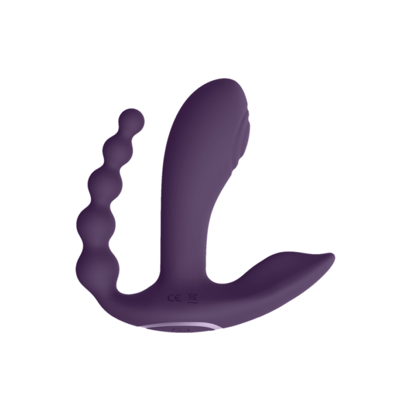 Kata - Pulse Wave Vibrating Double Penetration Vibrator - Purple - Image 4