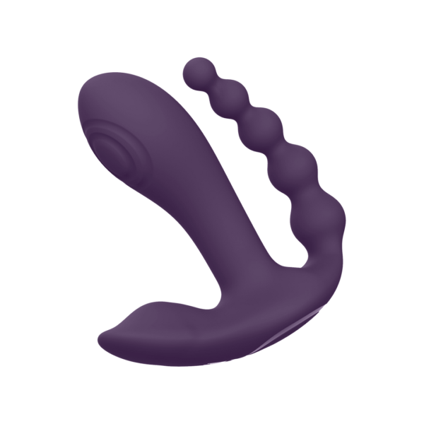 Kata - Pulse Wave Vibrating Double Penetration Vibrator - Purple - Image 5