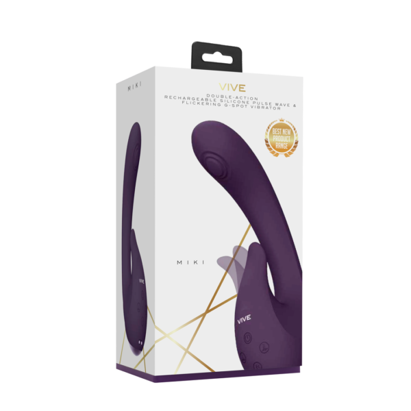 Miki - Pulse Wave Flickering G-Spot Vibrator - Purple - Image 2