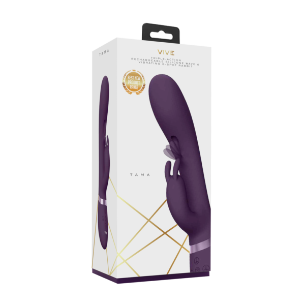 Tama - Wave Vibrating G-Spot Rabbit - Purple - Image 2