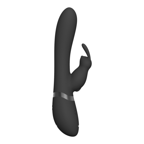 Taka - Inflatable and Vibrating Rabbit Vibrator - Black - Image 4