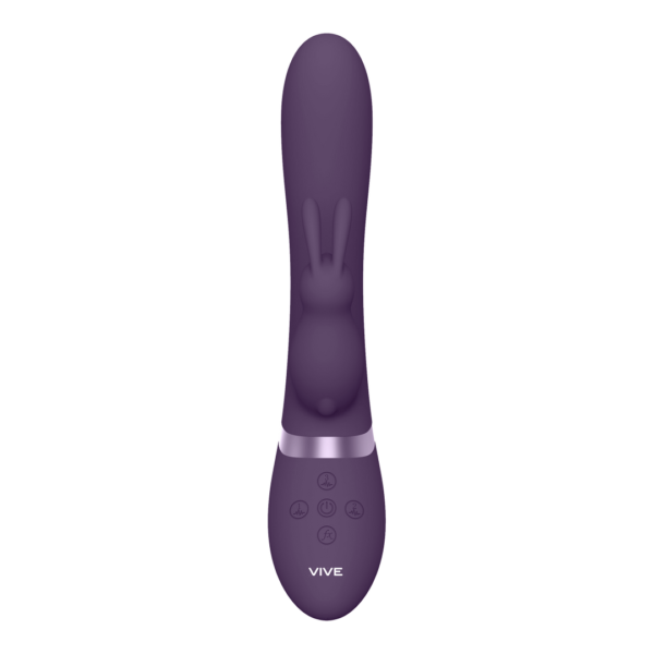 Taka - Inflatable and Vibrating Rabbit Vibrator - Purple - Image 3