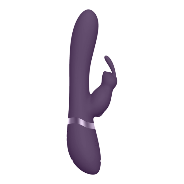 Taka - Inflatable and Vibrating Rabbit Vibrator - Purple - Image 4