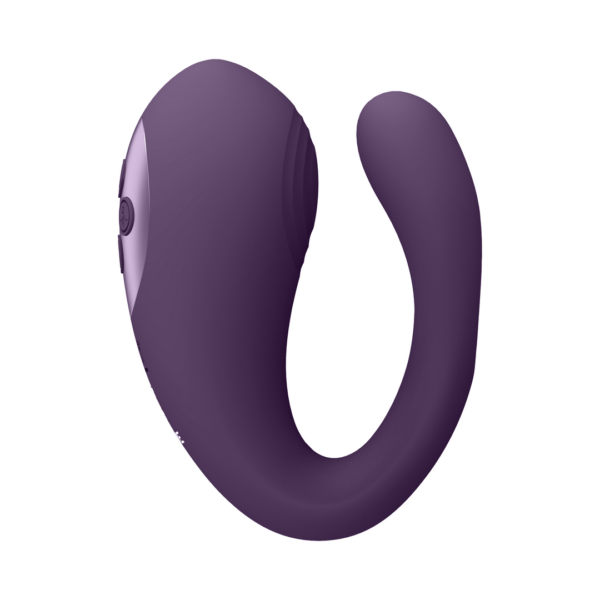 Yoko - Triple Action Vibrator Dual Prongs with Clitoral Pulse Wave - Image 4