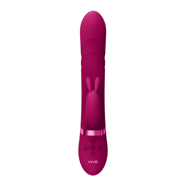 Nari - Vibrating and Rotating Beads, G-Spot Rabbit - Pink - Image 4