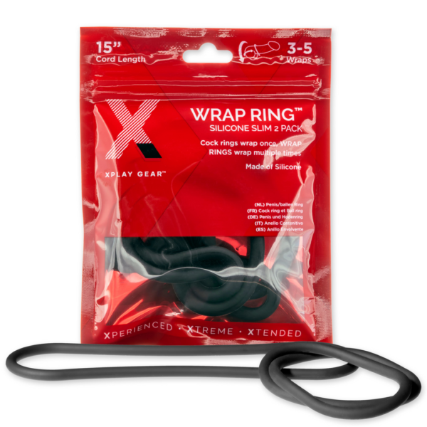 Silicone Slim Wrap Ring - Cockring / Ball Strap - 15 / 38 cm - Image 2