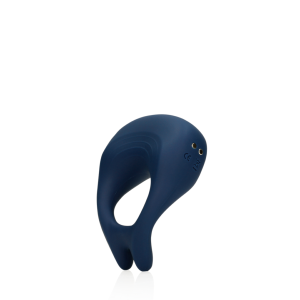 Pointed Vibrating Cock Ring - Baltic Blue - Image 5