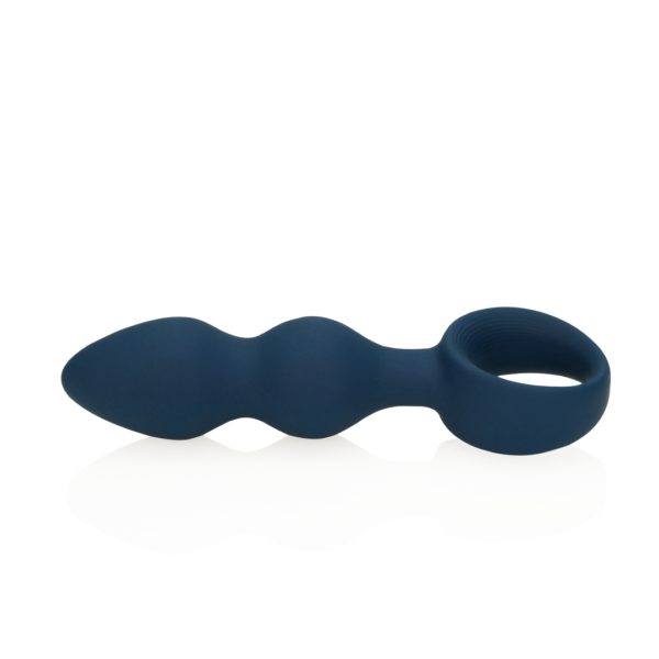 Teardrop Shaped Anal Plug - Large - Baltic Blue - Image 6