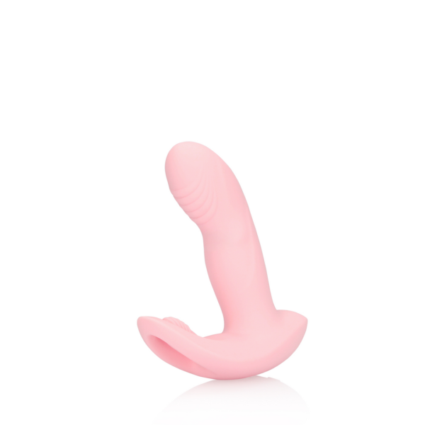 Wearable Fingering Motion Vibrator with Remote Control - Cherry Chiffon - Image 5