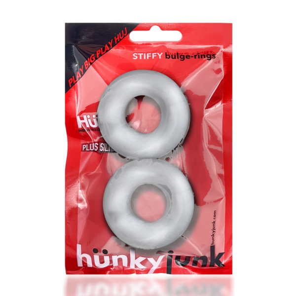 Stiffy - 2-pack No-Roll Cockrings - Clear Ice - Image 2