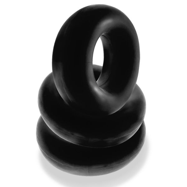 Fat Willy - 3-pack Jumbo Cockrings - Black - Image 3