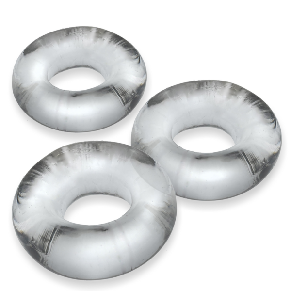 Fat Willy - 3-pack Jumbo Cockrings - Clear - Image 4