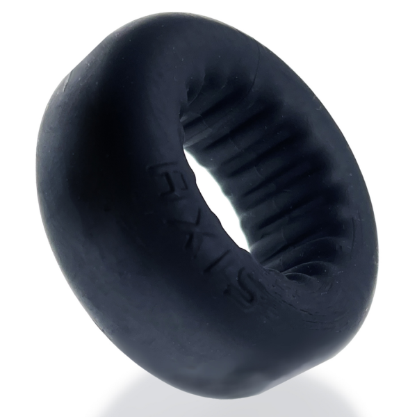 Axis - Inner Ribbed Griphold Cockring - Black Ice - Image 4