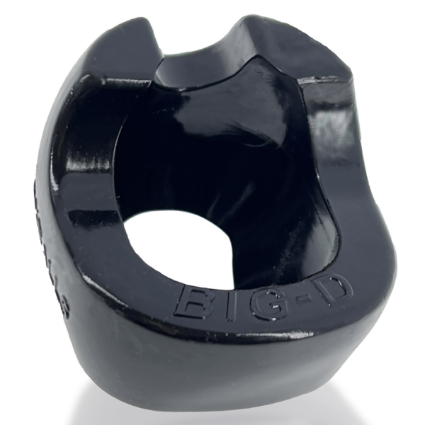 Big-D - Bigger Bulge Cockring with Shaft Grippers - Black - Image 3