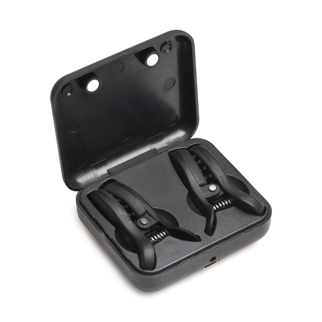 Dark Grip - Vibrating Nipple Clamps - Black 5 Dark Grip - Vibrating Nipple Clamps - Black - Image 5