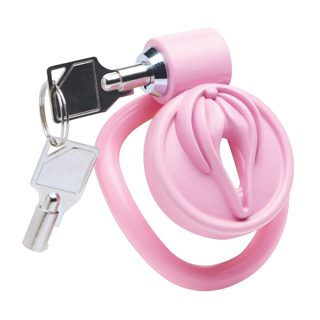 Pussification - Vulva Chastity Cage - Pink