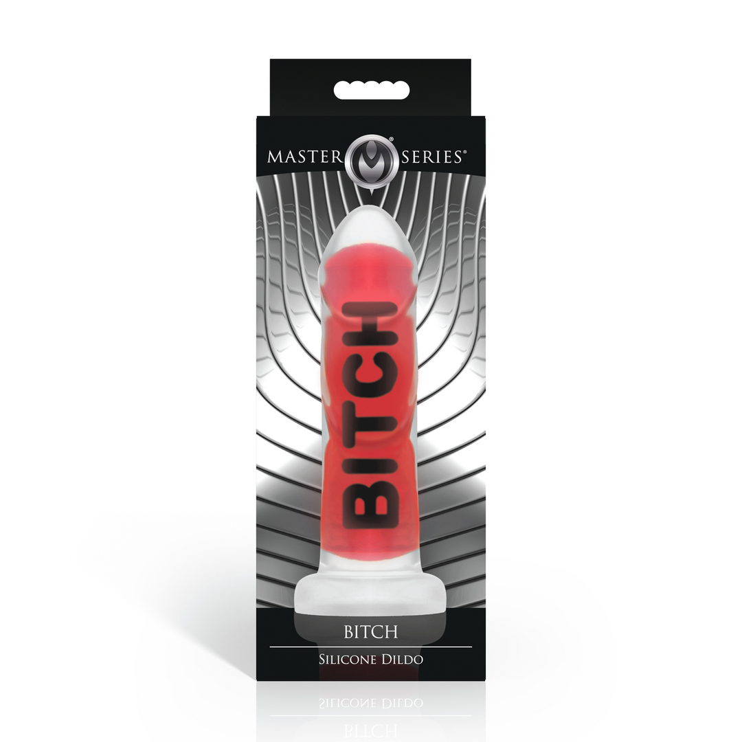 BITCH - Silicone Dildo - Red 3 BITCH - Silicone Dildo - Red - Image 3