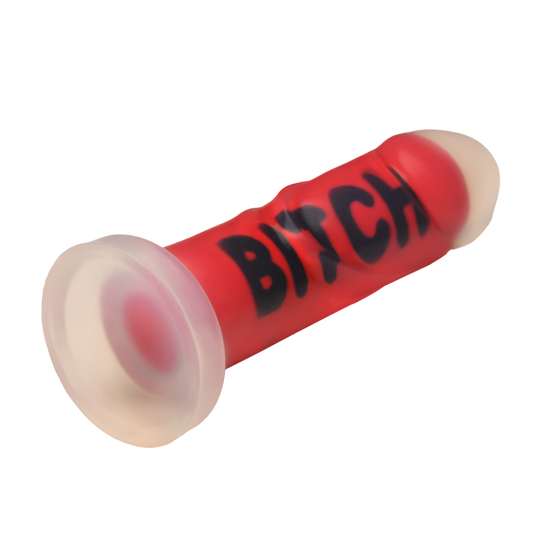 BITCH - Silicone Dildo - Red 4 BITCH - Silicone Dildo - Red - Image 4