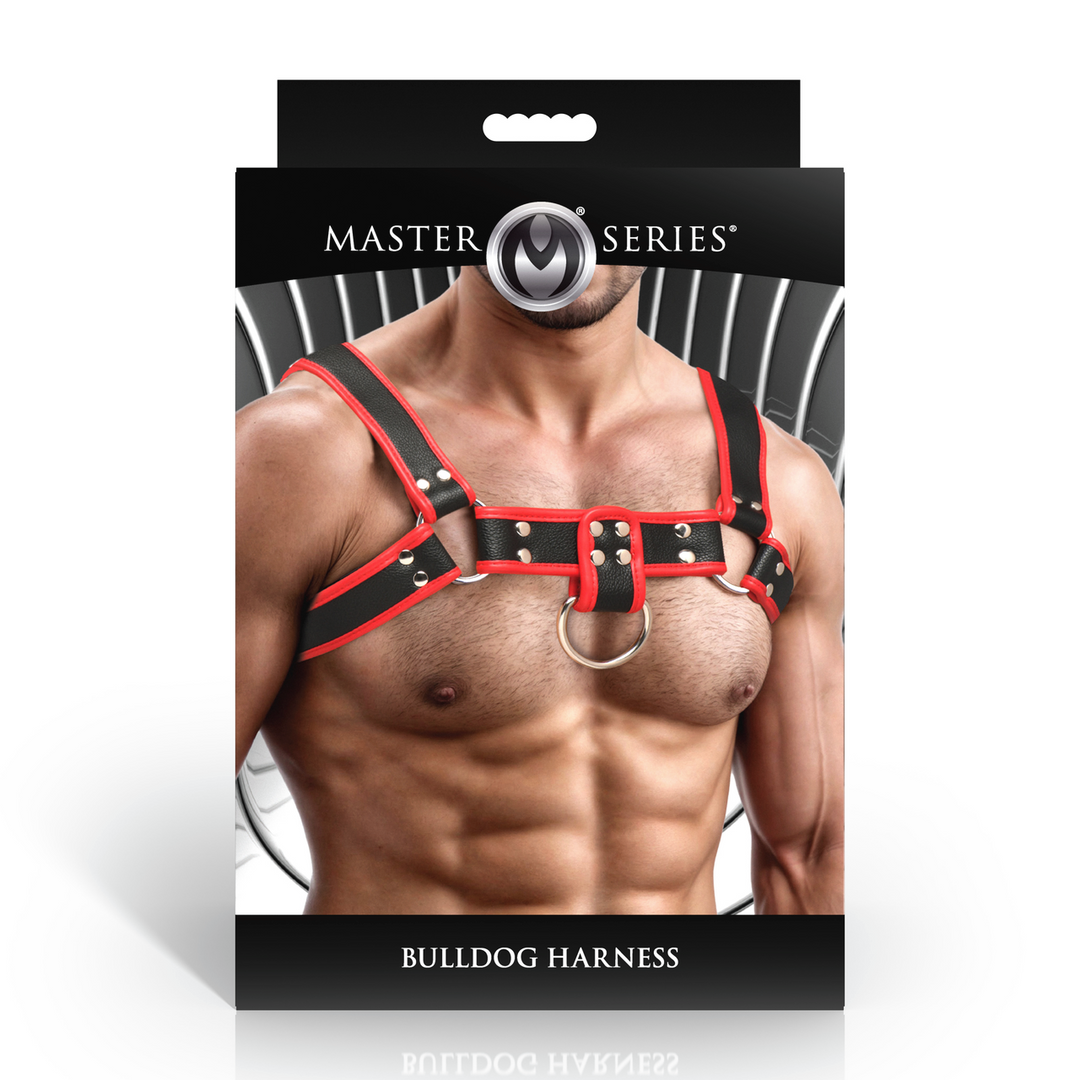 Bulldog Harness - Red 3 Bulldog Harness - Red - Image 3