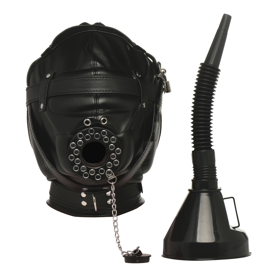 Degraded - Sensory Deprivation Hood with Funnel - Black 4 Degraded - Sensory Deprivation Hood with Funnel - Black - Image 4