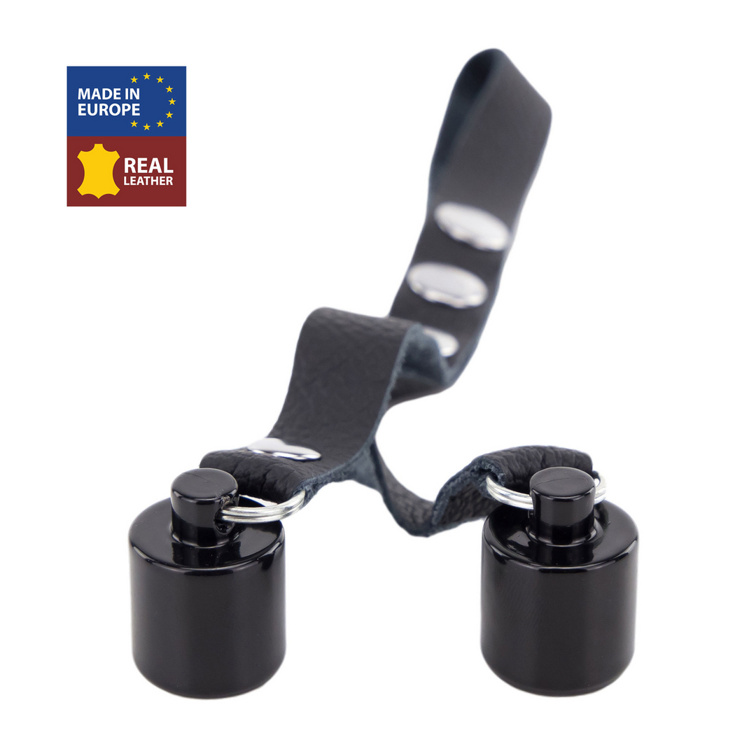 Leather Ballstretcher Weights 2 x 50 gr - Black