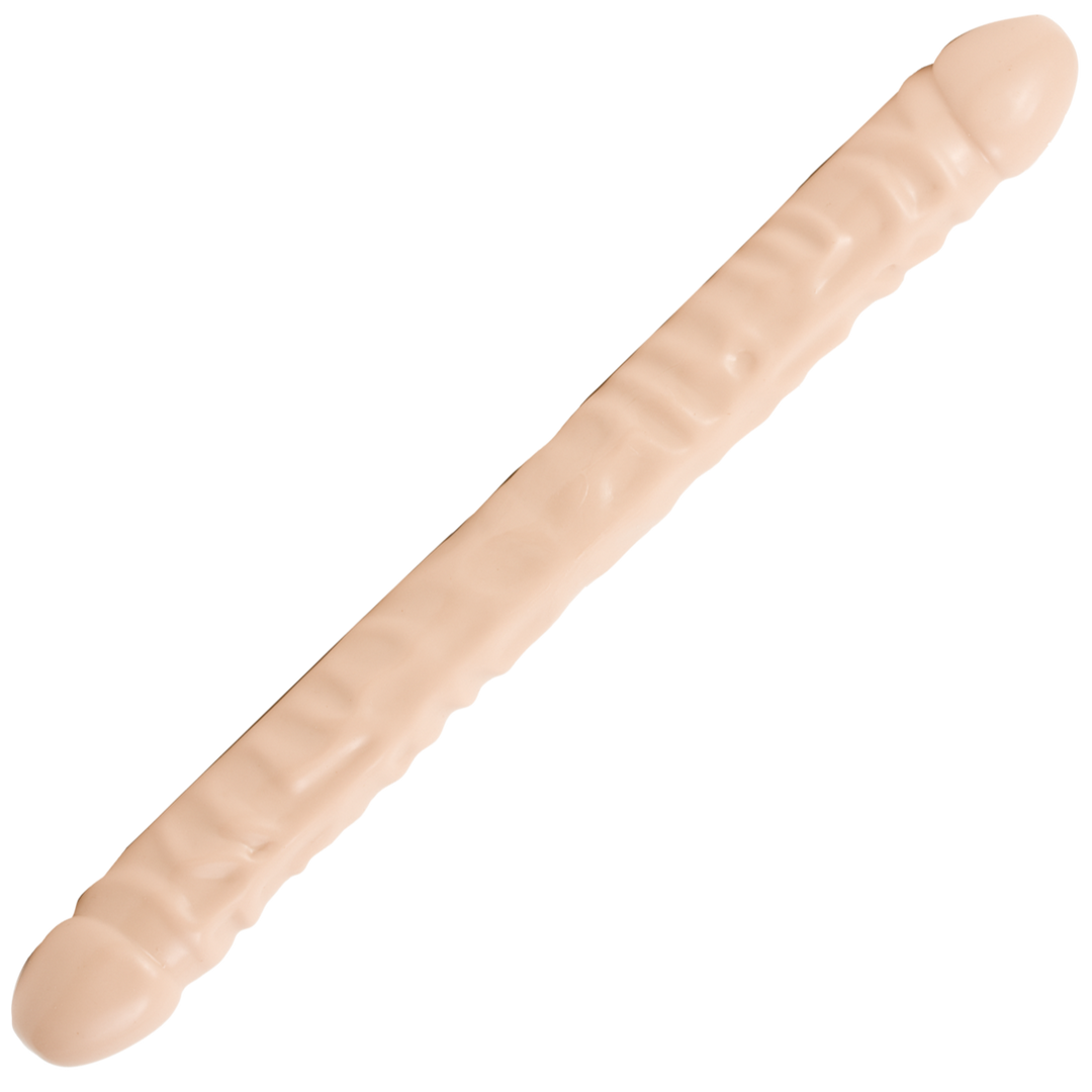 Veined Double Header - Dildo with Double Ends - 18 / 45 cm